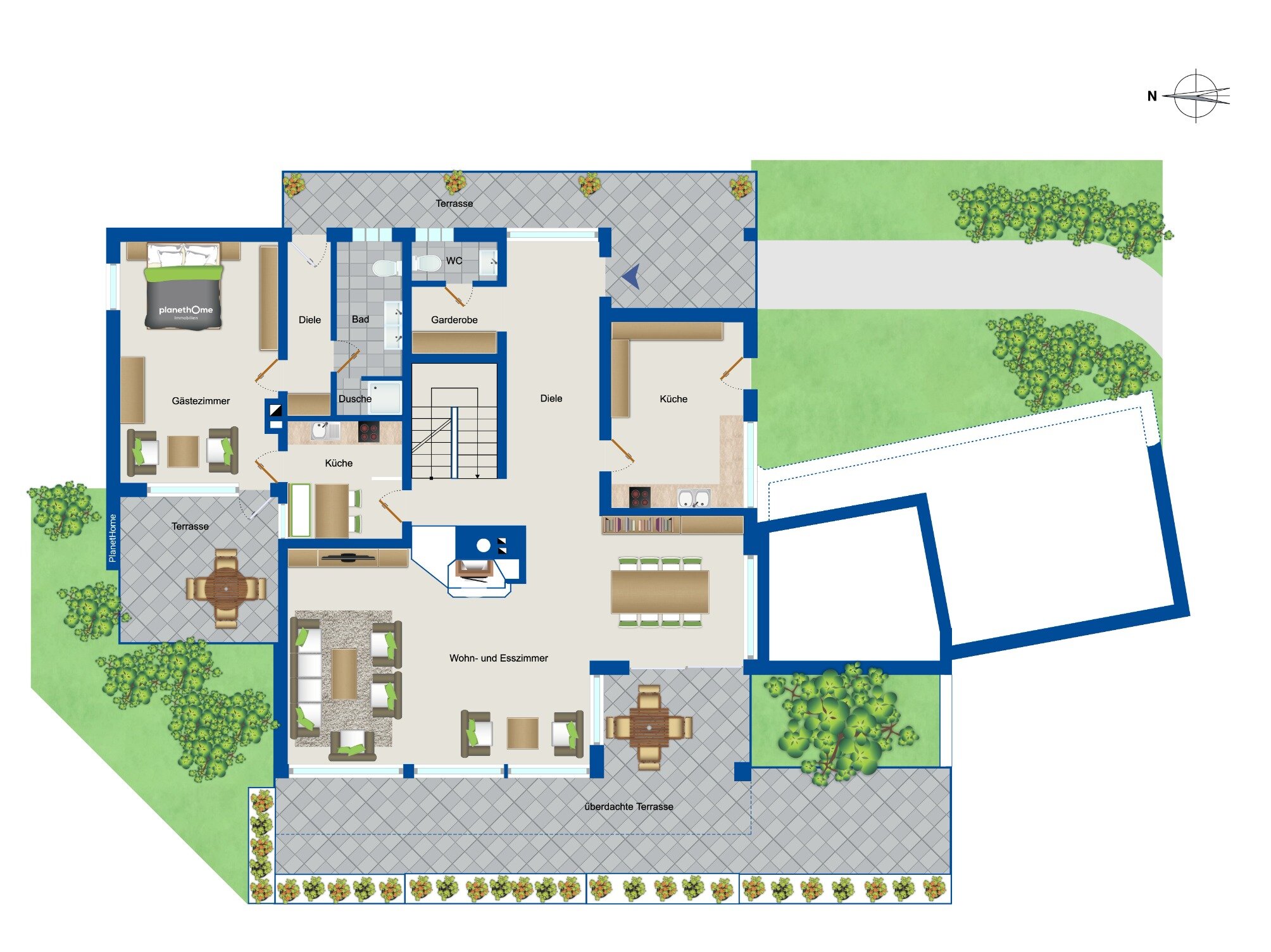 Einfamilienhaus zum Kauf 629.000 € 5 Zimmer 320 m²<br/>Wohnfläche 3.956 m²<br/>Grundstück Hüthum Emmerich am Rhein 46446