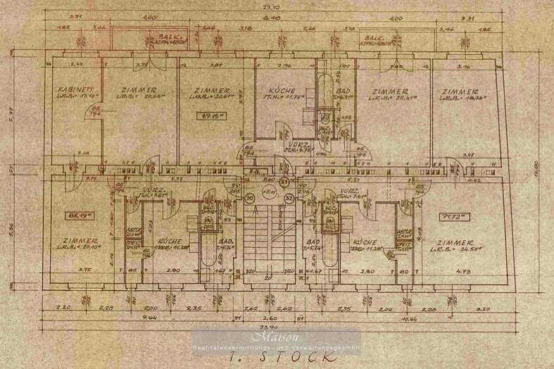 Wohnung zum Kauf 490.000 € 3 Zimmer 85,2 m²<br/>Wohnfläche 1.<br/>Geschoss Wien 1060