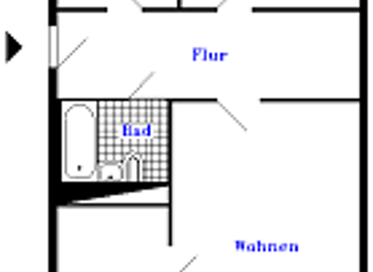 Wohnung zur Miete 510 € 3 Zimmer 69,4 m² 3. Geschoss frei ab 01.05.2026 Vincentstraße 7 Prenzlau 17291