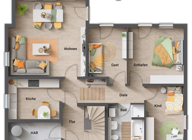 Mehrfamilienhaus zum Kauf provisionsfrei 439.450 € 8 Zimmer 203 m² 970 m² Grundstück frei ab sofort Dauchingen 78083