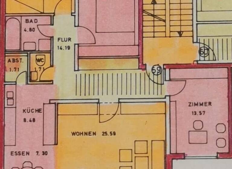 Wohnung zur Miete 1.499 € 4 Zimmer 106 m²<br/>Wohnfläche ab sofort<br/>Verfügbarkeit Versbach Würzburg 97078