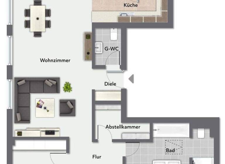 Penthouse zum Kauf 1.050.000 € 3 Zimmer 127 m² Kalbach-Riedberg Frankfurt 60438