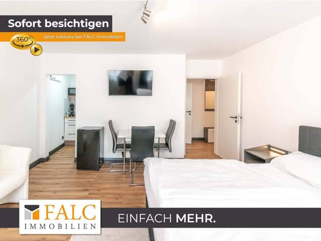 Wohnung zur Miete Wohnen auf Zeit 1.500 € 1 Zimmer 30,5 m² frei ab sofort Schützenbahn 15 Stadtkern Essen 45127