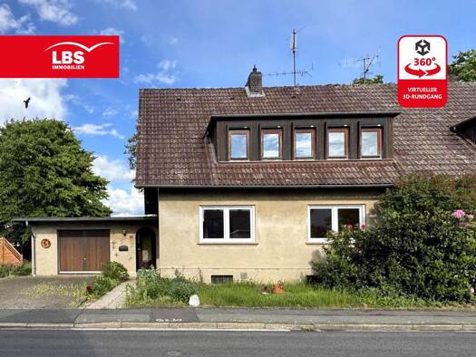 Doppelhaushälfte zum Kauf 147.000 € 4,5 Zimmer 113,7 m² 620 m² Grundstück frei ab sofort Pöhlde Herzberg am Harz 37412