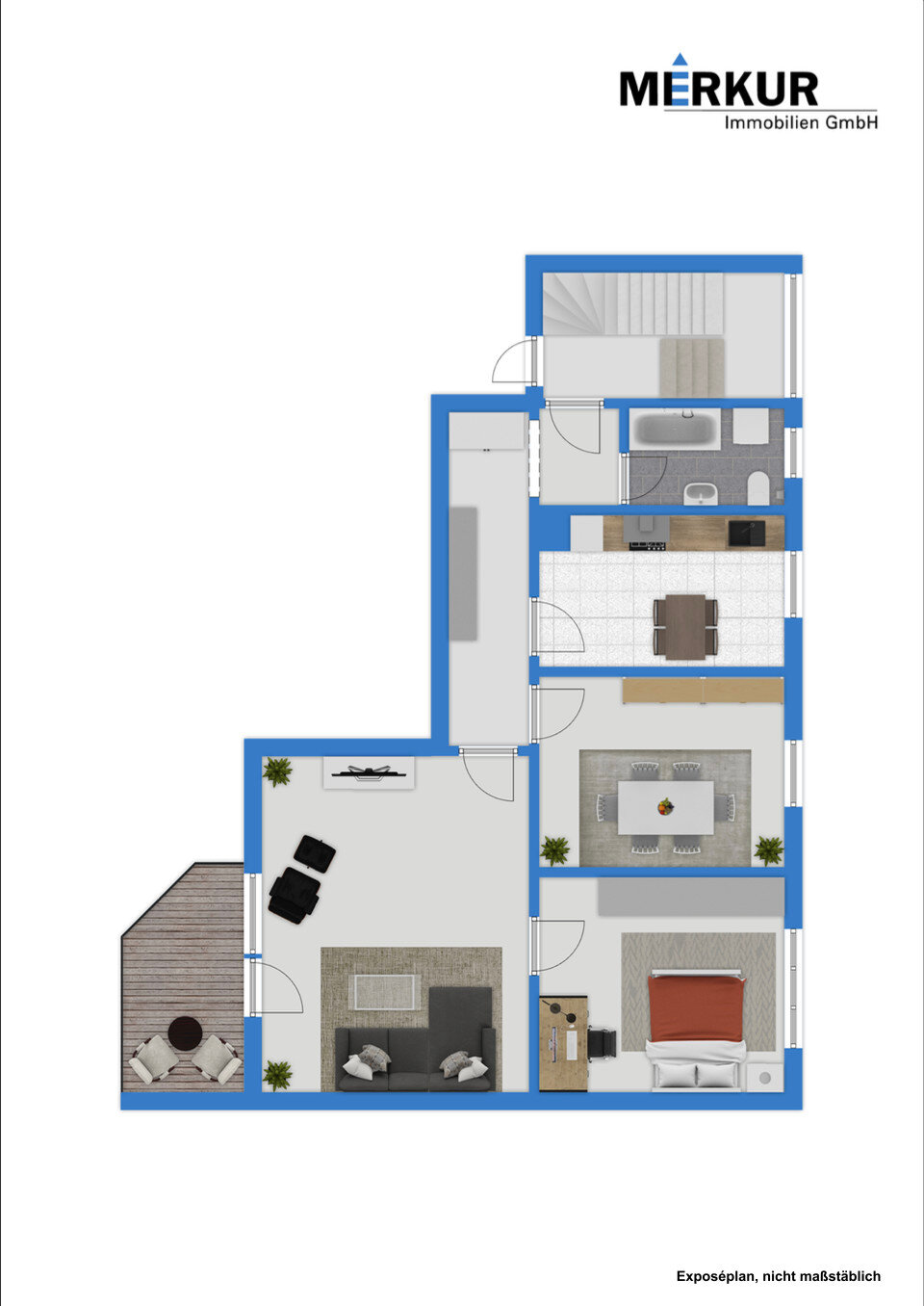 Wohnung zum Kauf 274.000 € 3 Zimmer 93 m²<br/>Wohnfläche Kuppenheim Kuppenheim 76456