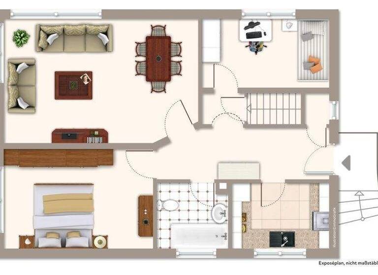 Bungalow zum Kauf 350.000 € 2,5 Zimmer 67,8 m² 628 m² Grundstück Wilstedt Tangstedt 22889