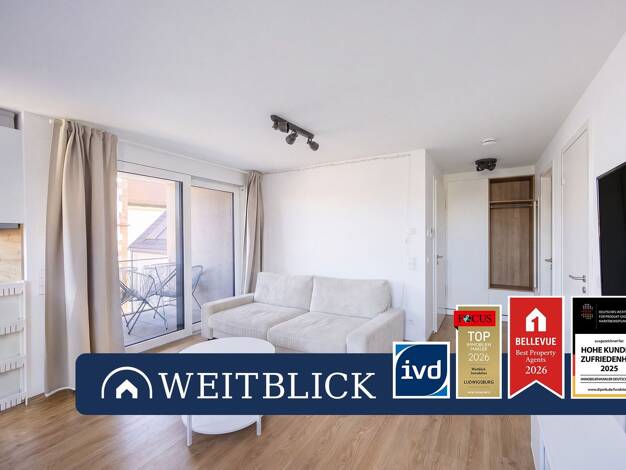 Maisonette zur Miete 1.010 € 2 Zimmer 62,6 m² 2. Geschoss frei ab 01.01.2027 Oßweil Ludwigsburg 71640
