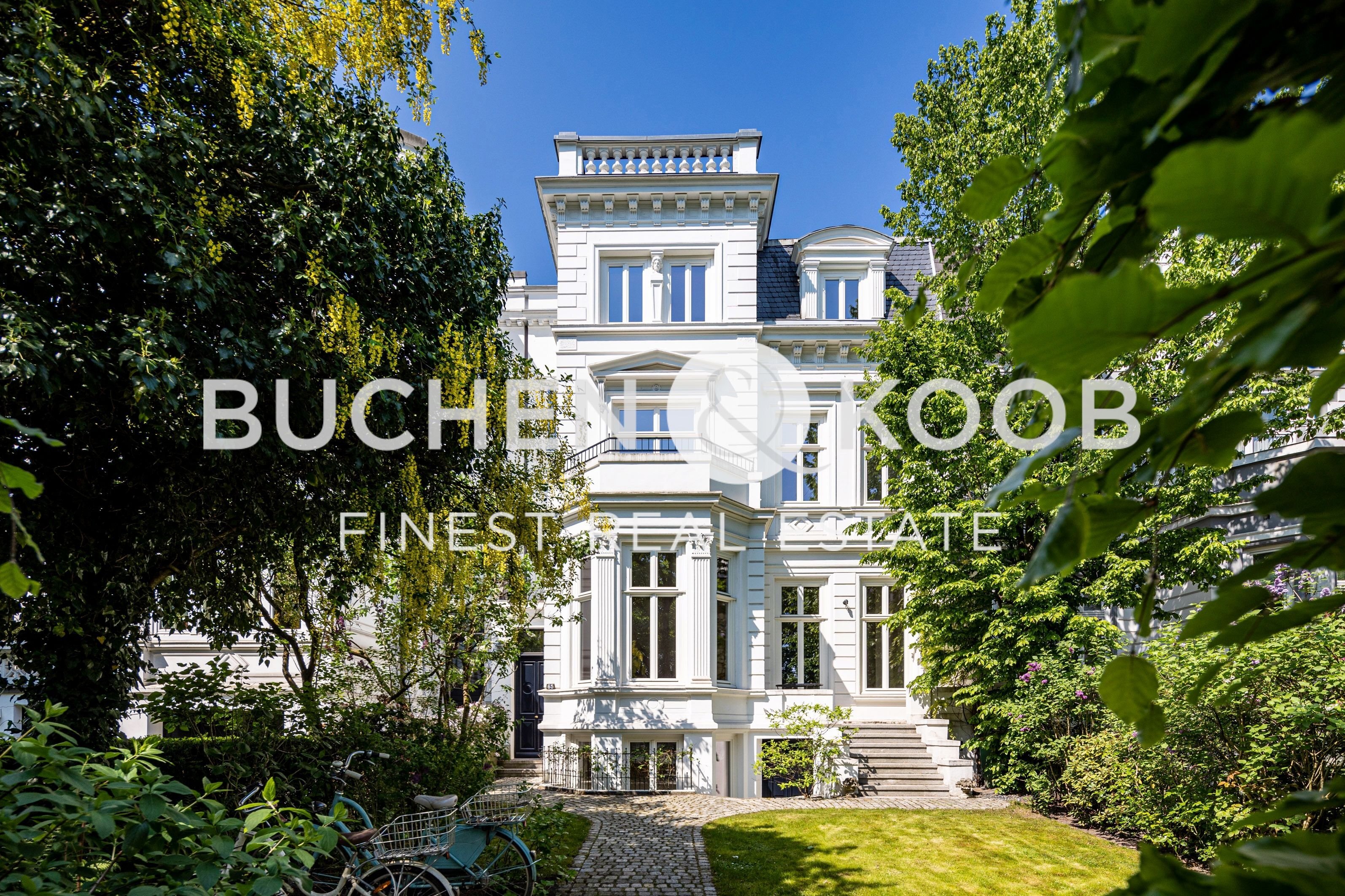 Villa zum Kauf 5.500.000 € 9 Zimmer 357 m²<br/>Wohnfläche 353 m²<br/>Grundstück Harvestehude Hamburg 20149