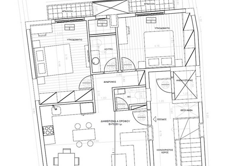 Studio zum Kauf 255.000 € 3 Zimmer 70 m² 1. Geschoss Athen