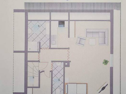 Wohnung zur Miete 295 € 23 m² 2 Geschosse frei ab sofort Katharinenfriedhofstraße 96 Amberg 92224