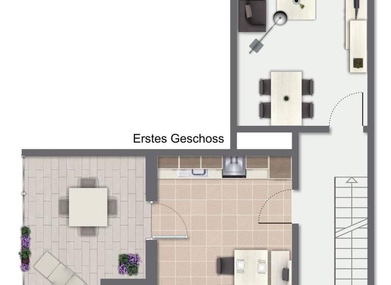 Reihenmittelhaus zum Kauf 130.000 € 3 Zimmer 75 m² 54 m² Grundstück Amorbach 63916