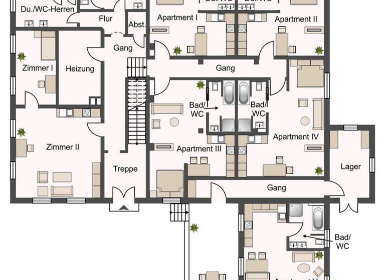 Mehrfamilienhaus zum Kauf als Kapitalanlage geeignet 1.600.000 € 933,9 m² 3.764 m² Grundstück Ellzee 89352