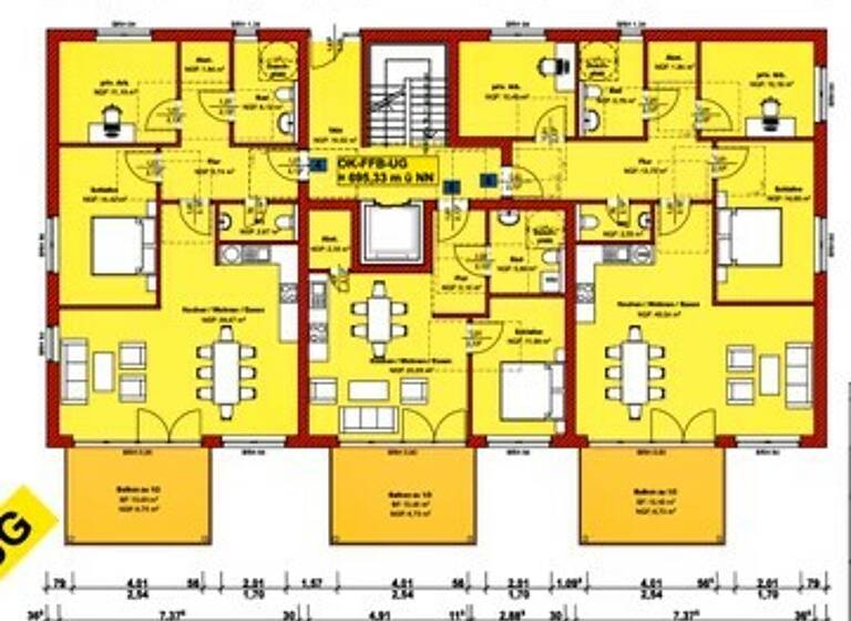 Wohnung zum Kauf 335.000 € 1,5 Zimmer 58 m²<br/>Wohnfläche Souterrain<br/>Geschoss Altusried Altusried 87452