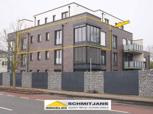 Wohnung zur Miete 850 € 3 Zimmer 94 m² 2. Geschoss frei ab sofort Darme Lingen (Ems) 49809