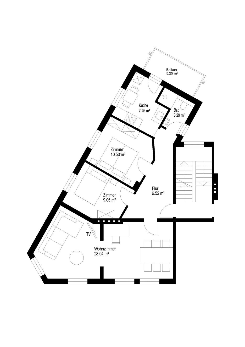 Wohnung zur Miete Wohnen auf Zeit 2.300 € 4 Zimmer 71 m²<br/>Wohnfläche 01.05.2025<br/>Verfügbarkeit Borsteler Chaussee Groß Borstel Hamburg 22453