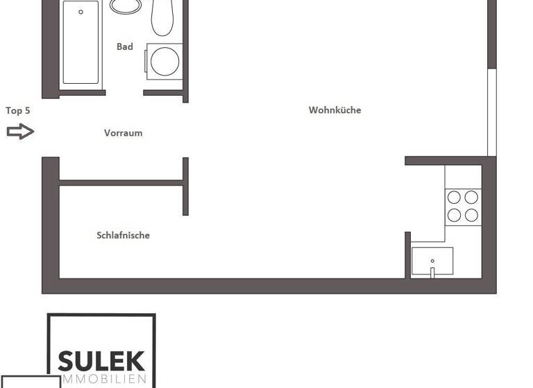 Wohnung zum Kauf 184.500 € 1,5 Zimmer 33 m² 1. Geschoss Wien,Hietzing 1130