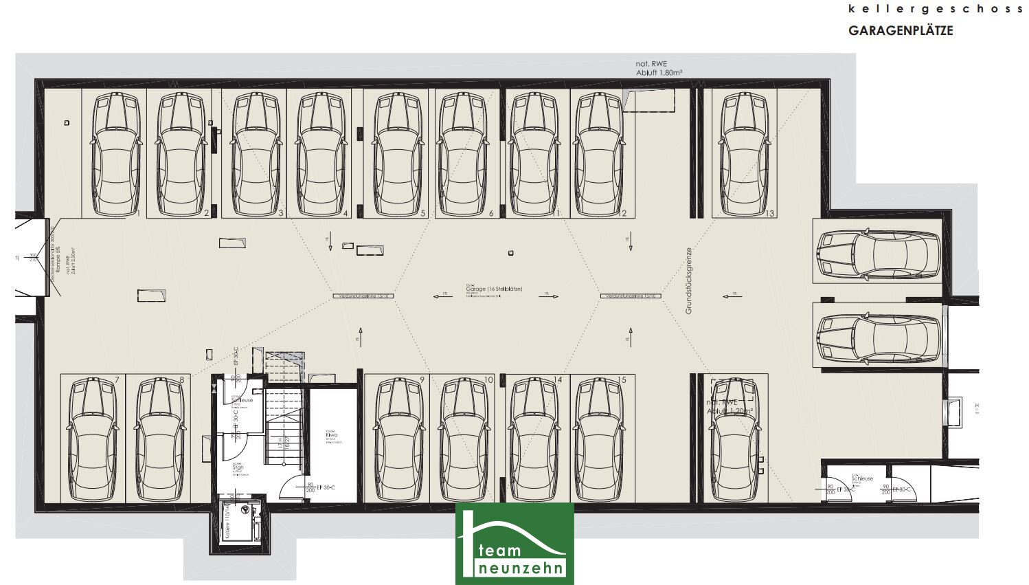 Tiefgaragenstellplatz zur Miete 112 € Untere Aquäduktgasse 19-21 Wien 1230