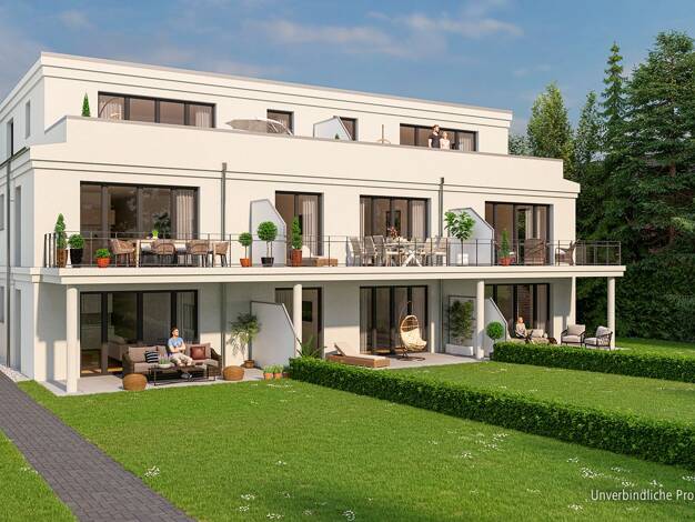 Penthouse zum Kauf - Erstbezug provisionsfrei 729.000 € 3 Zimmer 107,2 m² 2. Geschoss Speldorf Mülheim an der Ruhr / Speldorf 45478