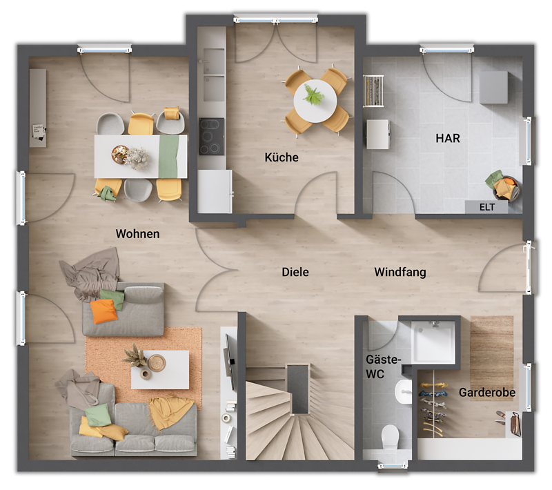 Immobilie in Hochdorf-Assenheim - Architektur mit Bestand – echtes Grundstück für Ihr individuelles Massivhaus mit Dachstudio! - Bild 2
