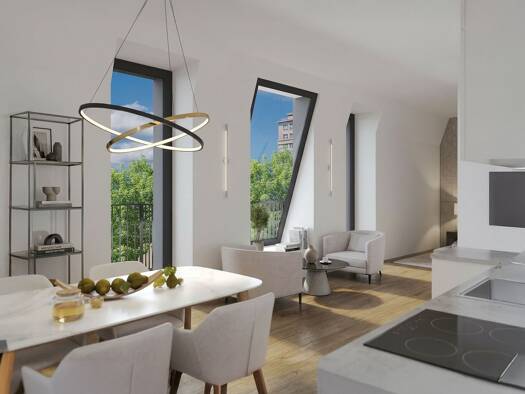 Penthouse zum Kauf - Erstbezug 375.000 € 1 Zimmer 31,3 m² 6 Geschosse frei ab 31.12.2027 St. Pauli Mitte 20359