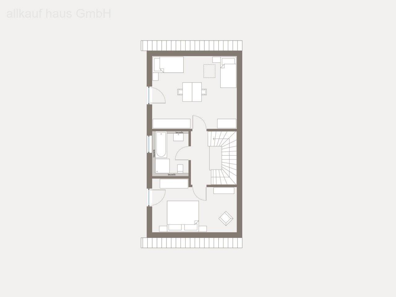 Immobilie in Oberaurach - Individuelle Doppelhaushälfte in Oberaurach - Modernes Wohnen nach Ihren Wünschen mit allkauf - Bild 2