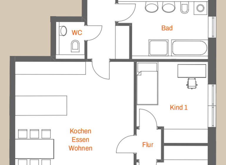 Wohnung zum Kauf - Erstbezug 695.000 € 4 Zimmer 114,9 m² 1. Geschoss Kissing 86438