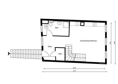 Maisonette zum Kauf 299.000 € 3 Zimmer 85 m² EG Breisach Breisach am Rhein 79206