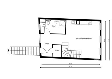 Maisonette zum Kauf 299.000 € 3 Zimmer 85 m² EG Breisach Breisach am Rhein 79206