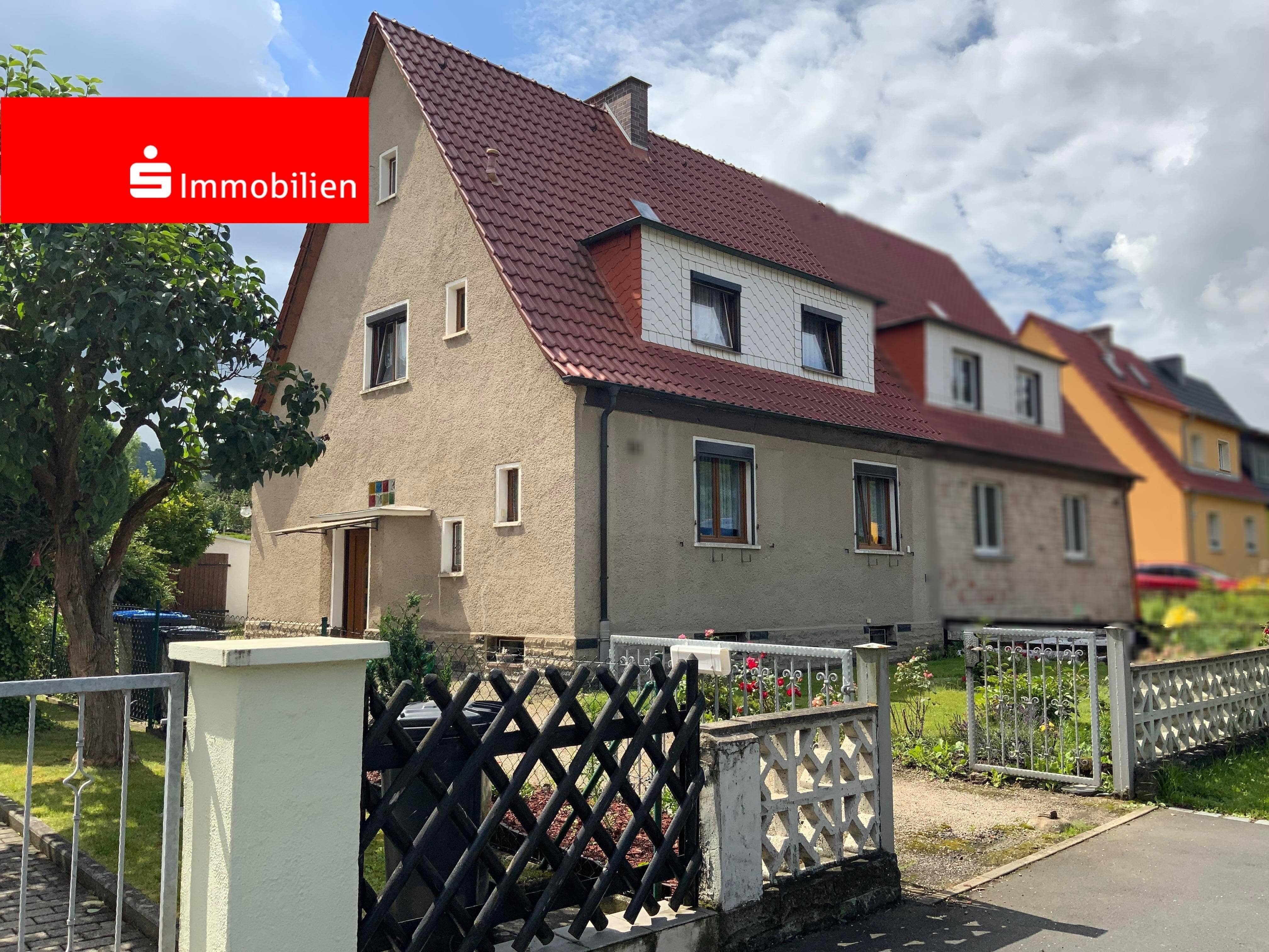 Doppelhaushälfte zum Kauf 95.000 € 7 Zimmer 100 m²<br/>Wohnfläche 541 m²<br/>Grundstück Öpitz Pößneck 07381