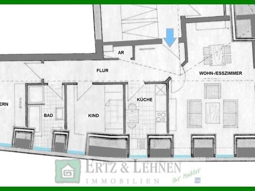 Wohnung zur Miete 575 € 3 Zimmer 82,1 m² frei ab 01.09.2026 Wittlich 54516