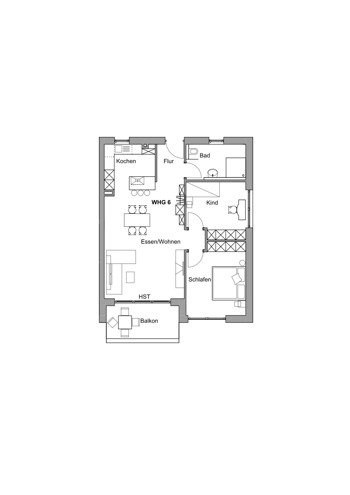 Wohnung zum Kauf provisionsfrei 499.000 € 3 Zimmer 82,6 m²<br/>Wohnfläche 1.<br/>Geschoss Grötzingen Aichtal / Grötzingen 72631