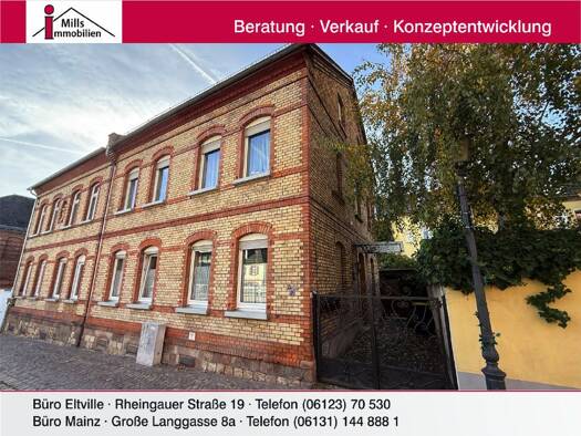 Mehrfamilienhaus zum Kauf 498.000 € 7 Zimmer 160 m² 168 m² Grundstück Eltville Eltville am Rhein 65343