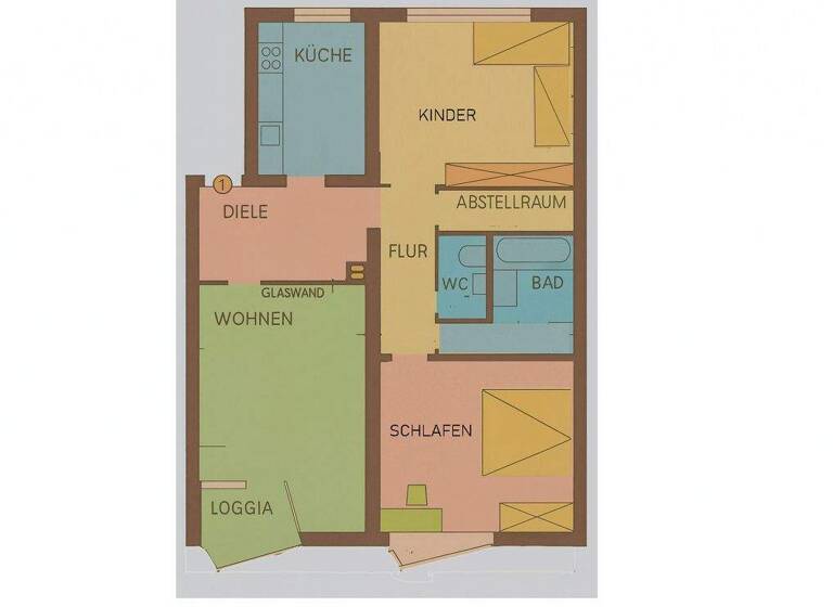 Wohnung zum Kauf 225.000 € 3 Zimmer 89 m² Geschoss 5/5 Seeleinsbühl Nürnberg 90431