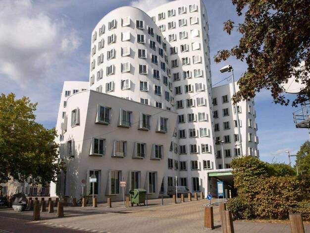 Bürofläche zur Miete provisionsfrei 13 m² Bürofläche teilbar ab 13 m² Neuer Zollhof 3 Hafen Düsseldorf 40221