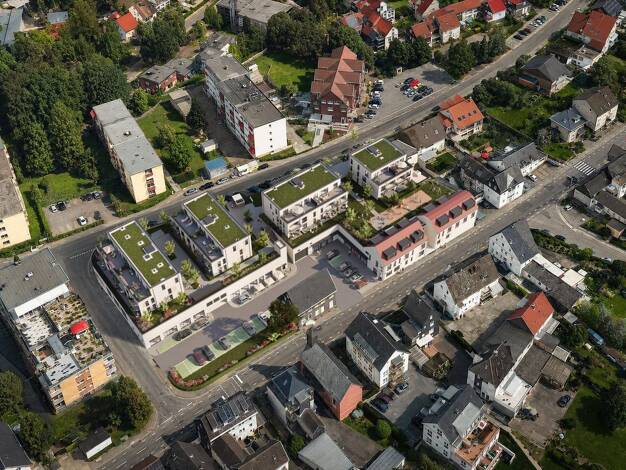 Wohnung zum Kauf - Erstbezug provisionsfrei 586.000 € 4 Zimmer 108,3 m² 2. Geschoss frei ab 01.05.2027 Charlottenburger Straße 51 Steinbüchel Leverkusen 51377