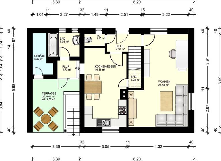 Einfamilienhaus zum Kauf provisionsfrei 245.000 € 3 Zimmer 90,6 m² 226 m² Grundstück Jahnstraße 46 Budenheim 55257