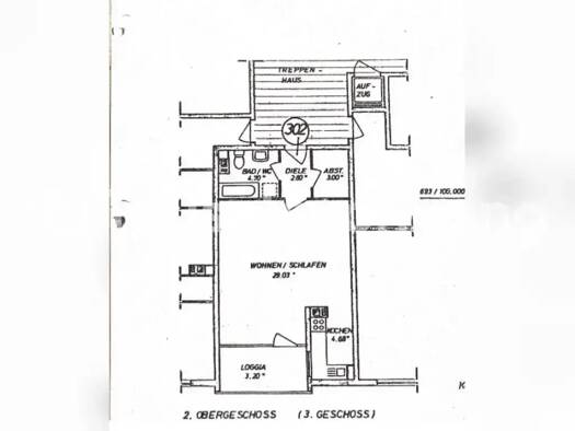 Wohnung zur Miete Tauschwohnung 600 € 1 Zimmer 47 m² 2. Geschoss Eil Köln 51145