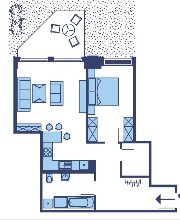 Wohnung zur Miete 810 € 2 Zimmer 70,3 m² EG frei ab sofort Hauptstraße 48 Gossa Muldestausee OT Pouch 06774