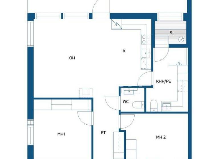 Doppelhaushälfte zum Kauf 348.000 € 3 Zimmer 75 m² 1.135 m² Grundstück Lillukkakuja 4 Vantaa 01350