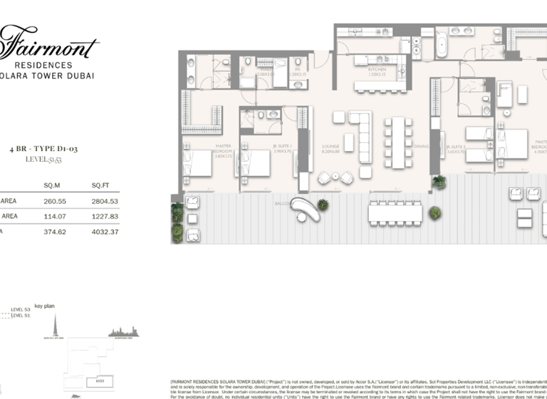 Studio zum Kauf provisionsfrei 729.698 € 1 Zimmer 88 m² frei ab 01.04.2027 Dubai