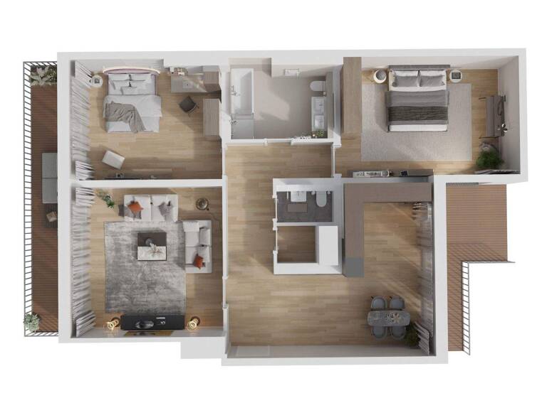 Penthouse zum Kauf 1.223.000 € 3 Zimmer 122,3 m² frei ab 23.12.2027 Kirchstraße 4 Moabit Berlin 10557