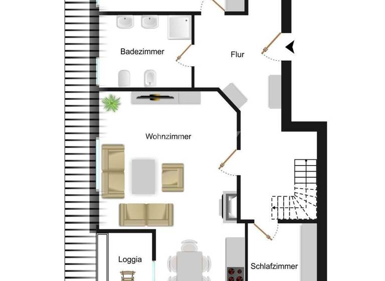 Maisonette zur Miete 1.290 € 4 Zimmer 112 m² 3. Geschoss frei ab sofort Watzenborn-Steinberg Pohlheim 35415