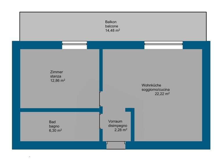 Wohnung zum Kauf - Erstbezug 245.000 € 2 Zimmer 61 m² frei ab sofort Salurn
