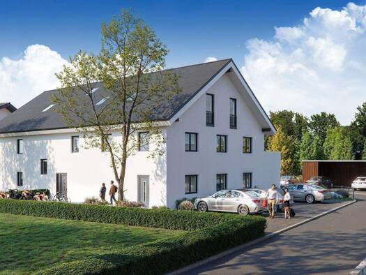 Terrassenwohnung zum Kauf - Erstbezug provisionsfrei als Kapitalanlage geeignet 355.000 € 3 Zimmer 77 m² Landau Landau an der Isar 94405