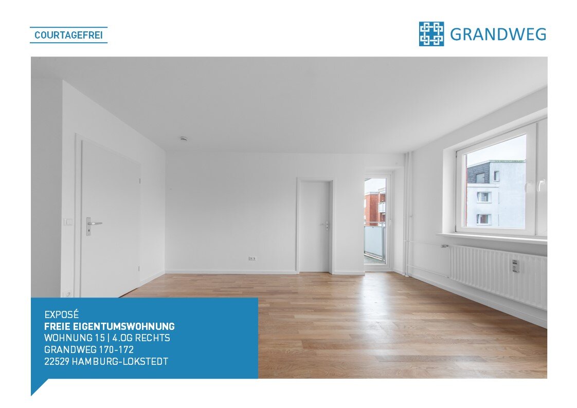 Wohnung zum Kauf provisionsfrei 295.000 € 1 Zimmer 38,7 m²<br/>Wohnfläche 4.<br/>Geschoss ab sofort<br/>Verfügbarkeit Grandweg 170 Lokstedt Hamburg 22529