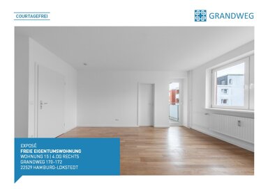 Wohnung zum Kauf provisionsfrei 295.000 € 1 Zimmer 38,7 m² 4. Geschoss frei ab sofort Grandweg 170 Lokstedt Hamburg 22529