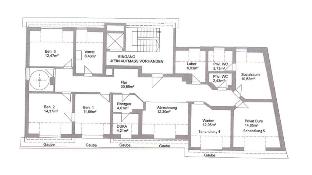 Büro-/Praxisfläche zur Miete 1.275 € 6 Zimmer 212 m²<br/>Bürofläche Neumarkt Neumarkt 92318