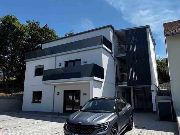 Terrassenwohnung zur Miete 1.125 € 3 Zimmer 87,6 m² Geschoss EG/3 frei ab sofort Saaleblick 26 Salz 97616