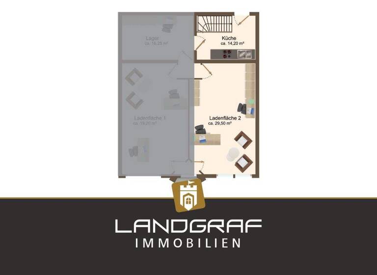 Ladenfläche zur Miete 6 € 3 Zimmer 60 m² Verkaufsfläche Harpstedt 27243