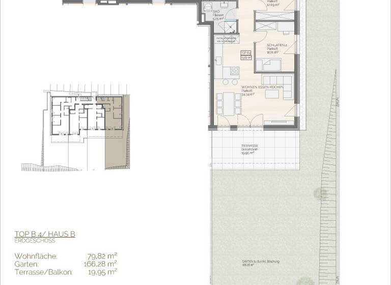 Wohnung zum Kauf - Erstbezug 467.000 € 3 Zimmer 79,8 m² EG Waldweg 8 Perwang am Grabensee 5166